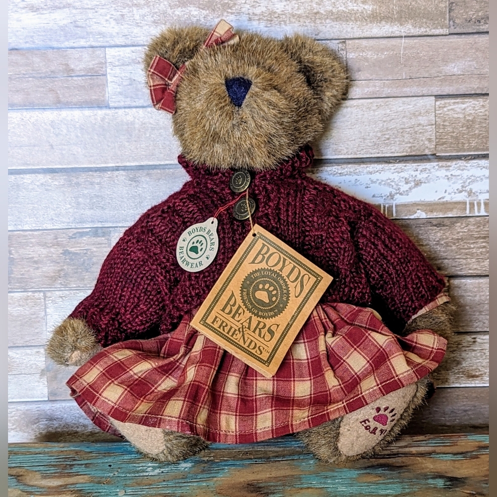 Boyds Bears FOB 1997 Velma Q Berriweather 01996-51 Exclusive